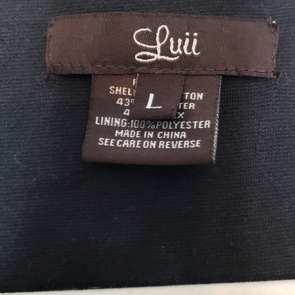 Luii Black Vest with Ruffle Dark Academia Style - Picture 3 of 6